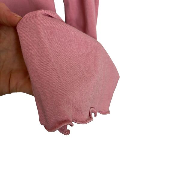 NWT Urban Outfitters Tie Me Up Silence Noise Pink V-Neck Cropped Top Women's XL - Picture 5 of 10